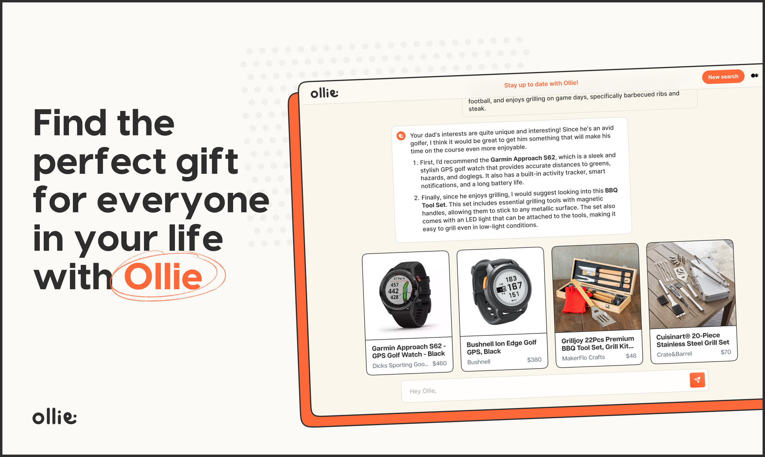 startuptile HeyOllie.AI-Find the perfect gift for everyone in your life with Ollie