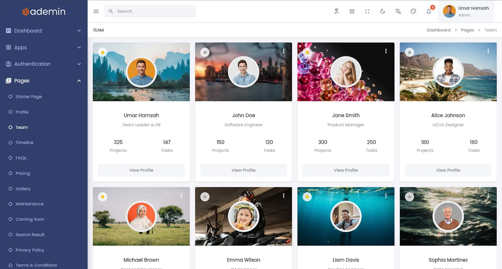 FlutKit Ademin screenshot 42