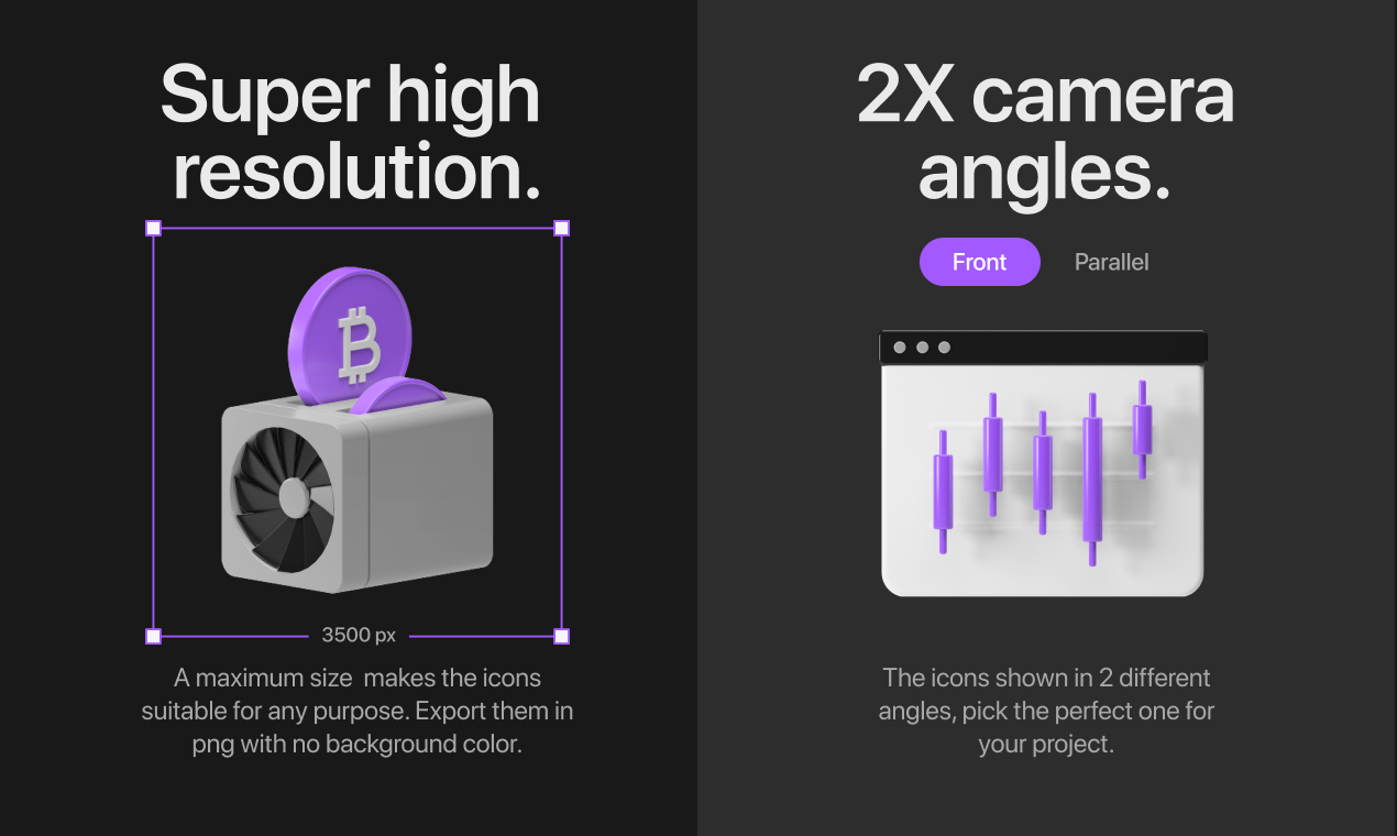 Crypto 3D Icons gallery image