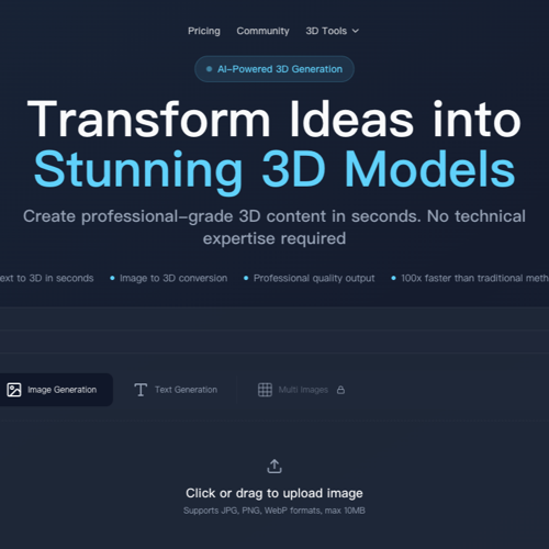 Next3D - AI 3D Model Generator
