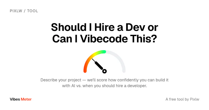 Should I Hire a Dev | Vibes Meter screenshot 1