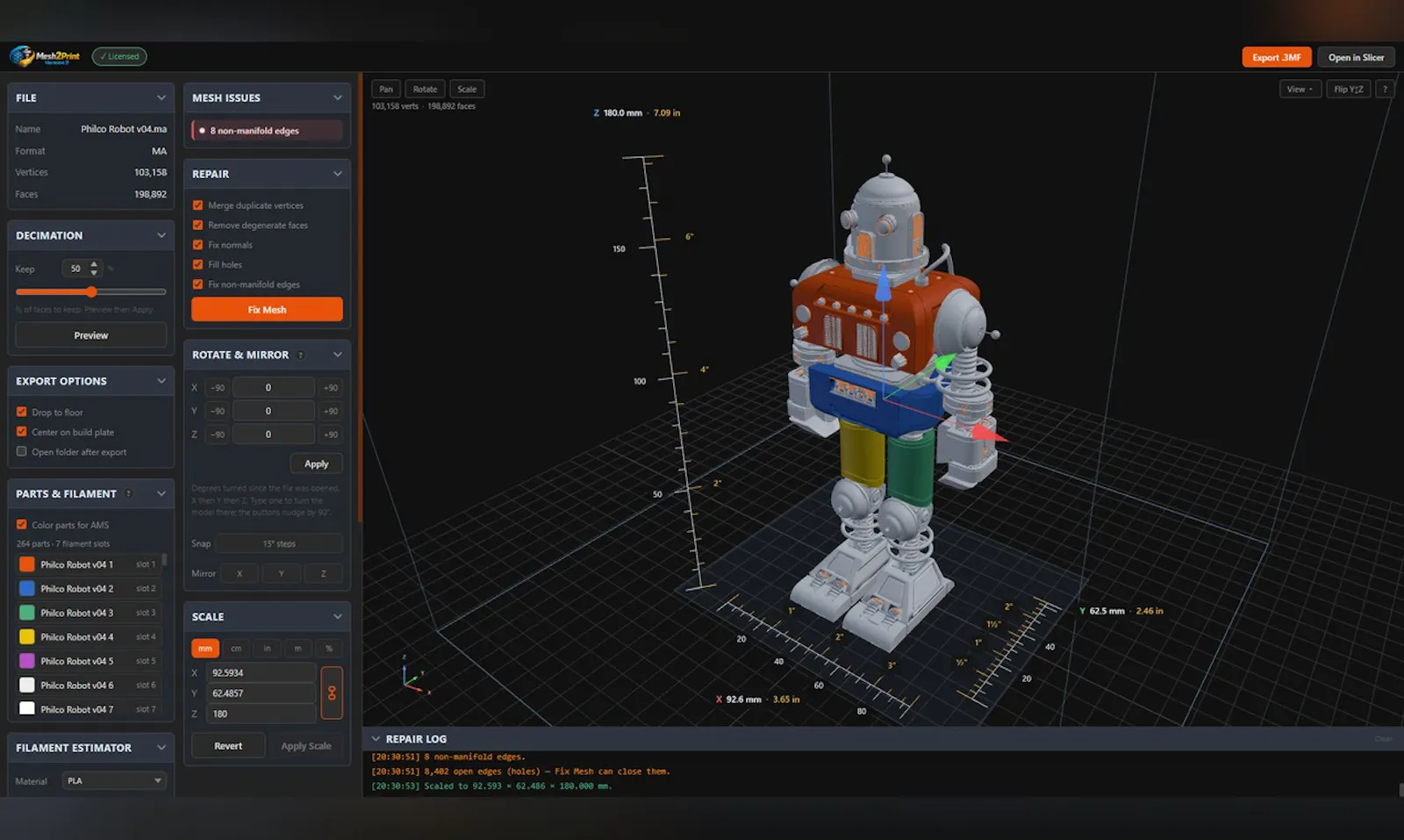 Mesh2Print screenshot 5