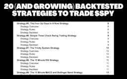 $SPY Trading Strategies Database media 1