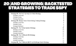 $SPY Trading Strategies Database image