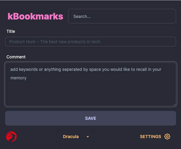 kBookmarks
