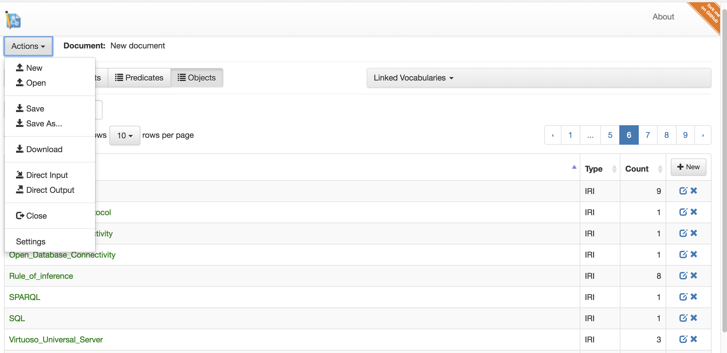 OpenLink Structured Data Editor (OSDE) gallery image