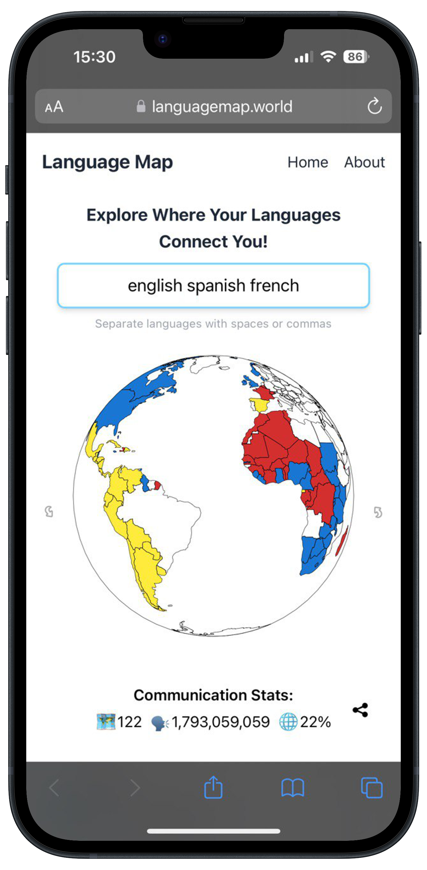 Language Map media 4