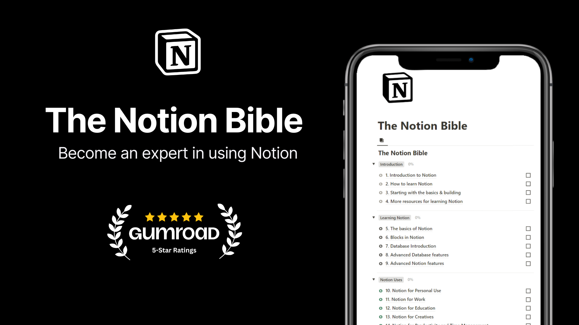 startuptile The Notion Bible-Become a Notion expert