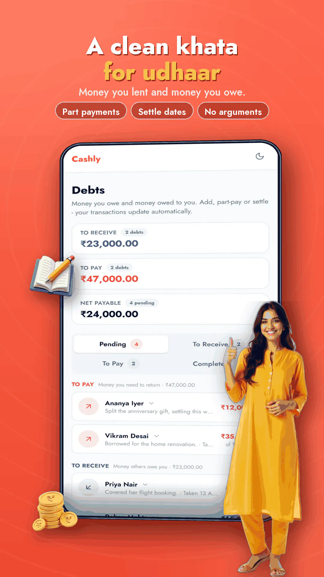 Cashly - Expense & EMI Tracker gallery image
