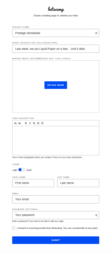 Betacamp gallery image