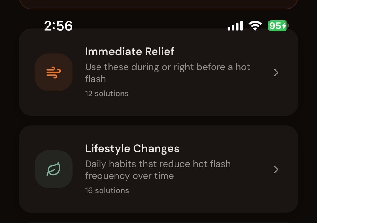 Find the triggers for your hot flashes gallery image