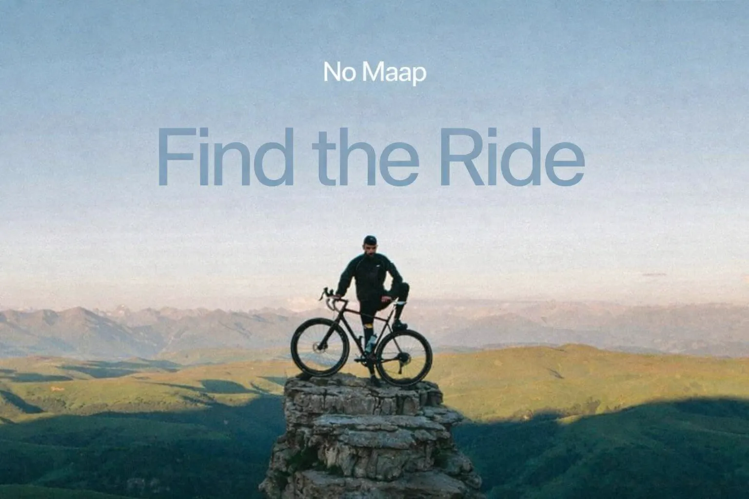 No Maap — Just Ride product banner