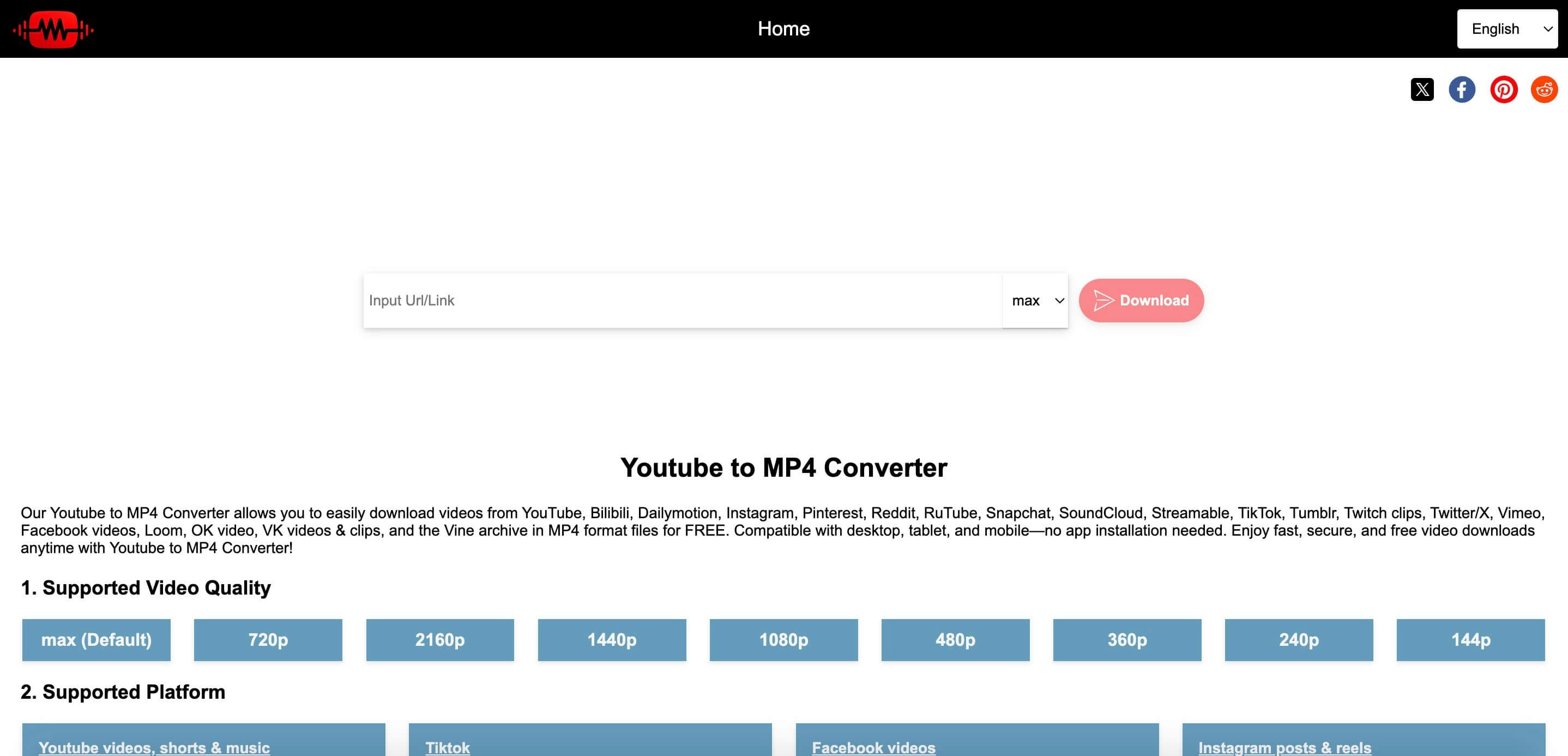 YouTube to MP3 -Konverter - Kostenloser YouTube zu MP3- und MP4 -Konverter für mehrere Plattformen Medien 2