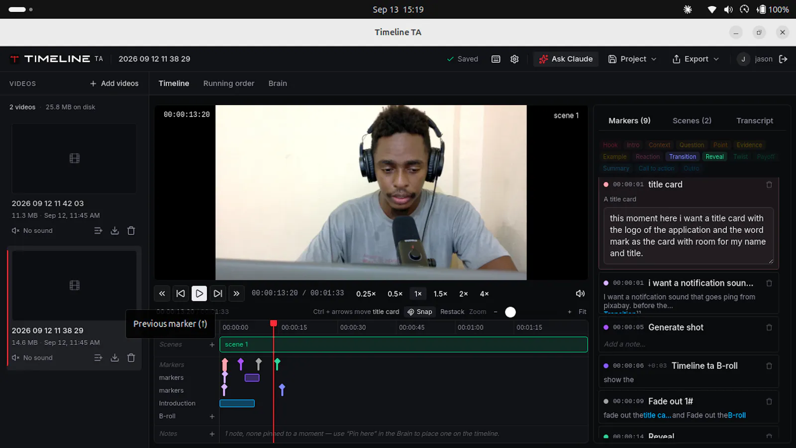 TimelineTA screenshot 2