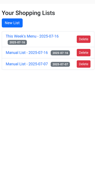 Simple Meal Planner gallery image