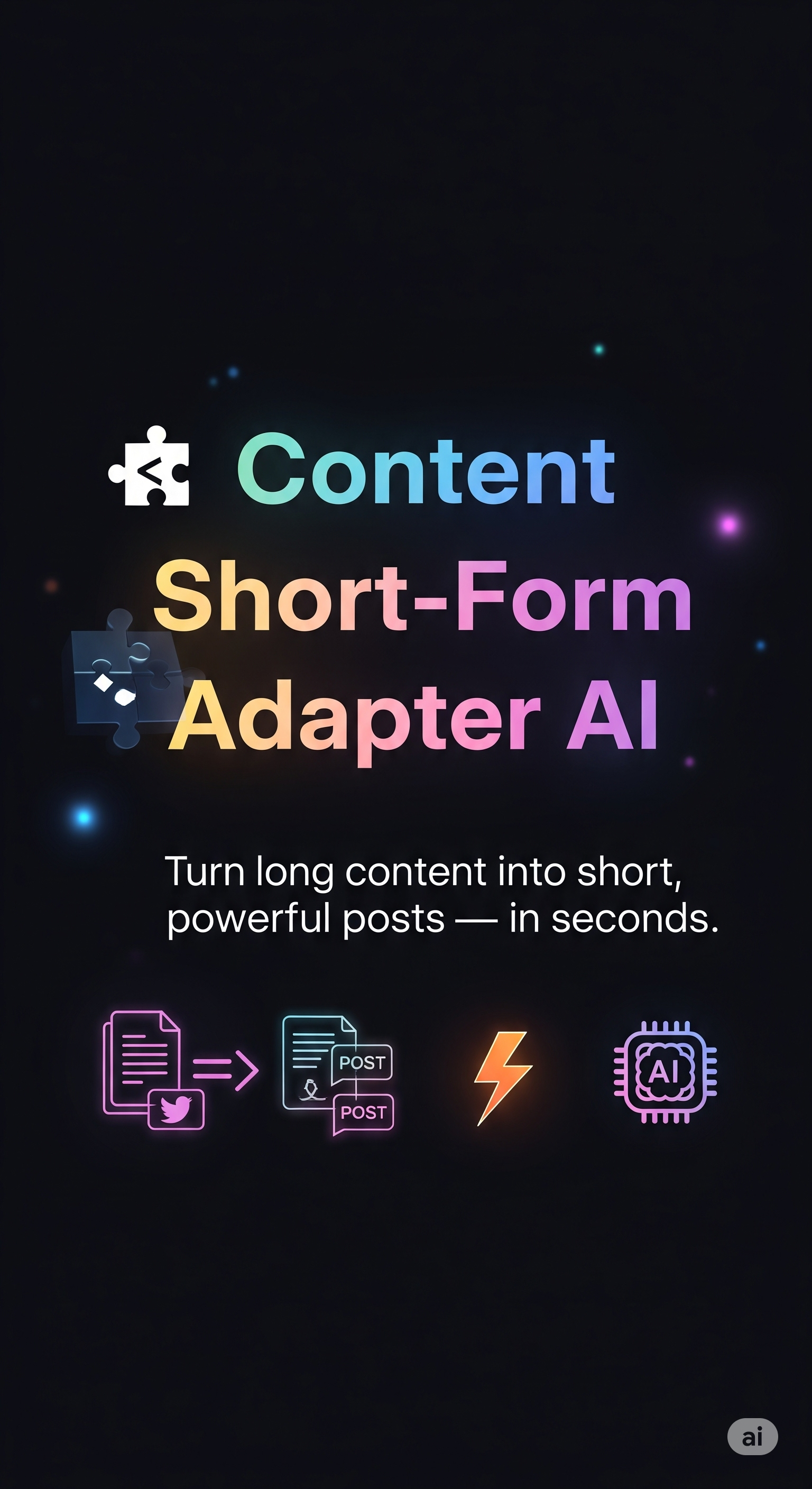 Content Short-Form Adapter AI Extension