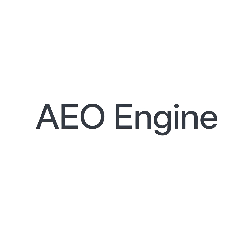 AEO Engine - Product Hunt launch logo and brand identity