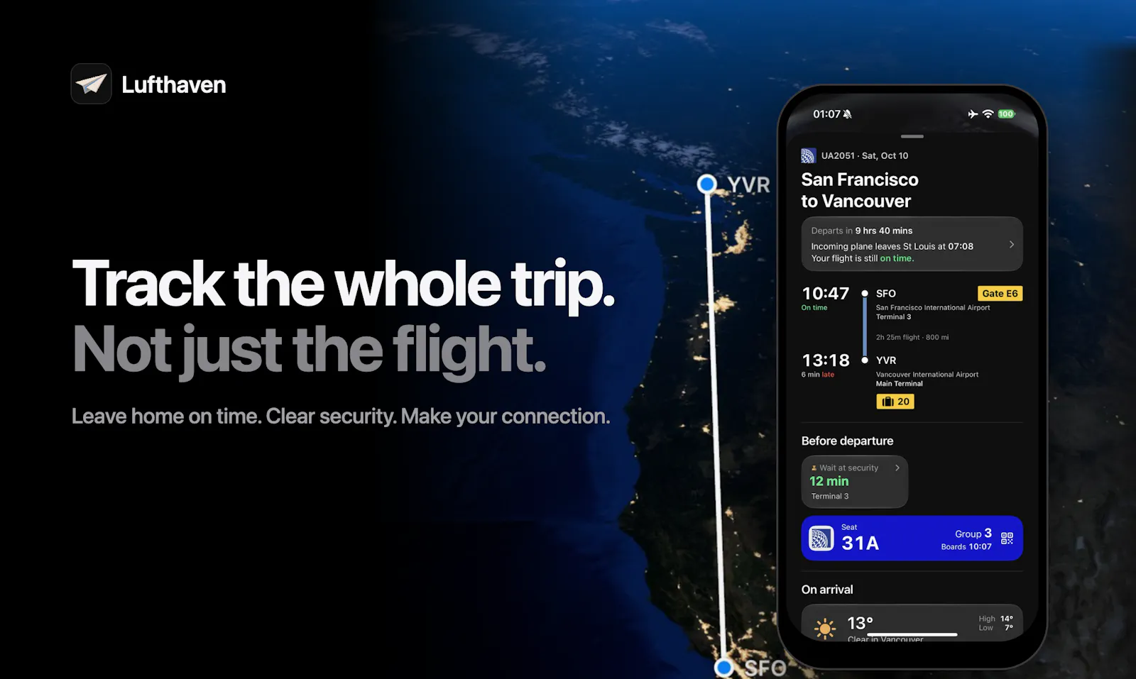 Lufthaven: Flight Tracker screenshot 1