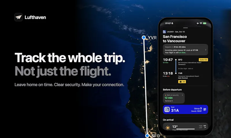 Lufthaven: Flight Tracker screenshot 1