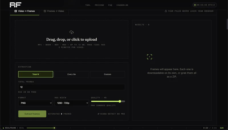 Reelframe screenshot 2