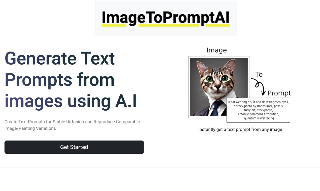 startuptile ImageToPromptAI-Image to prompt generator