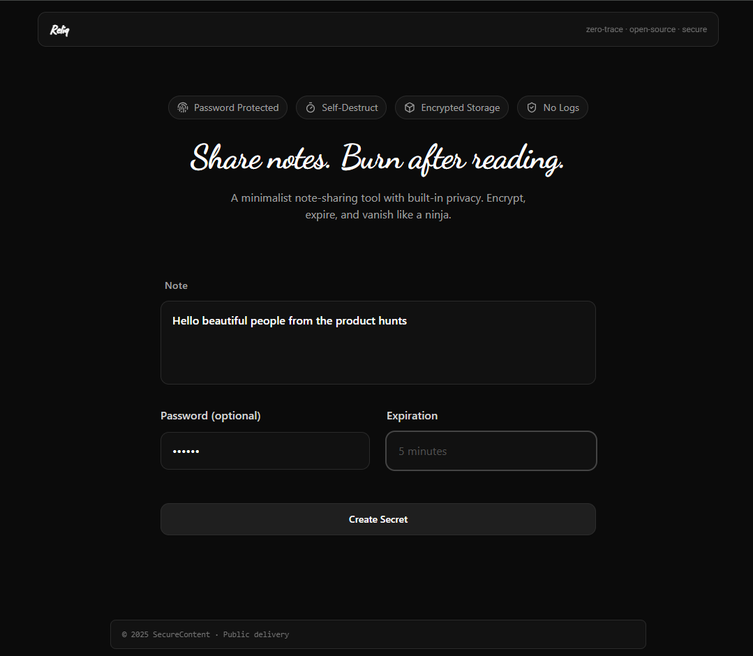 Reliq  gallery image