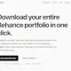 Bedown - Download your Behance portfolio
