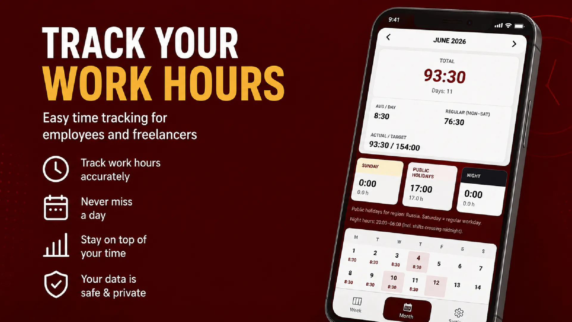 Work Timer screenshot