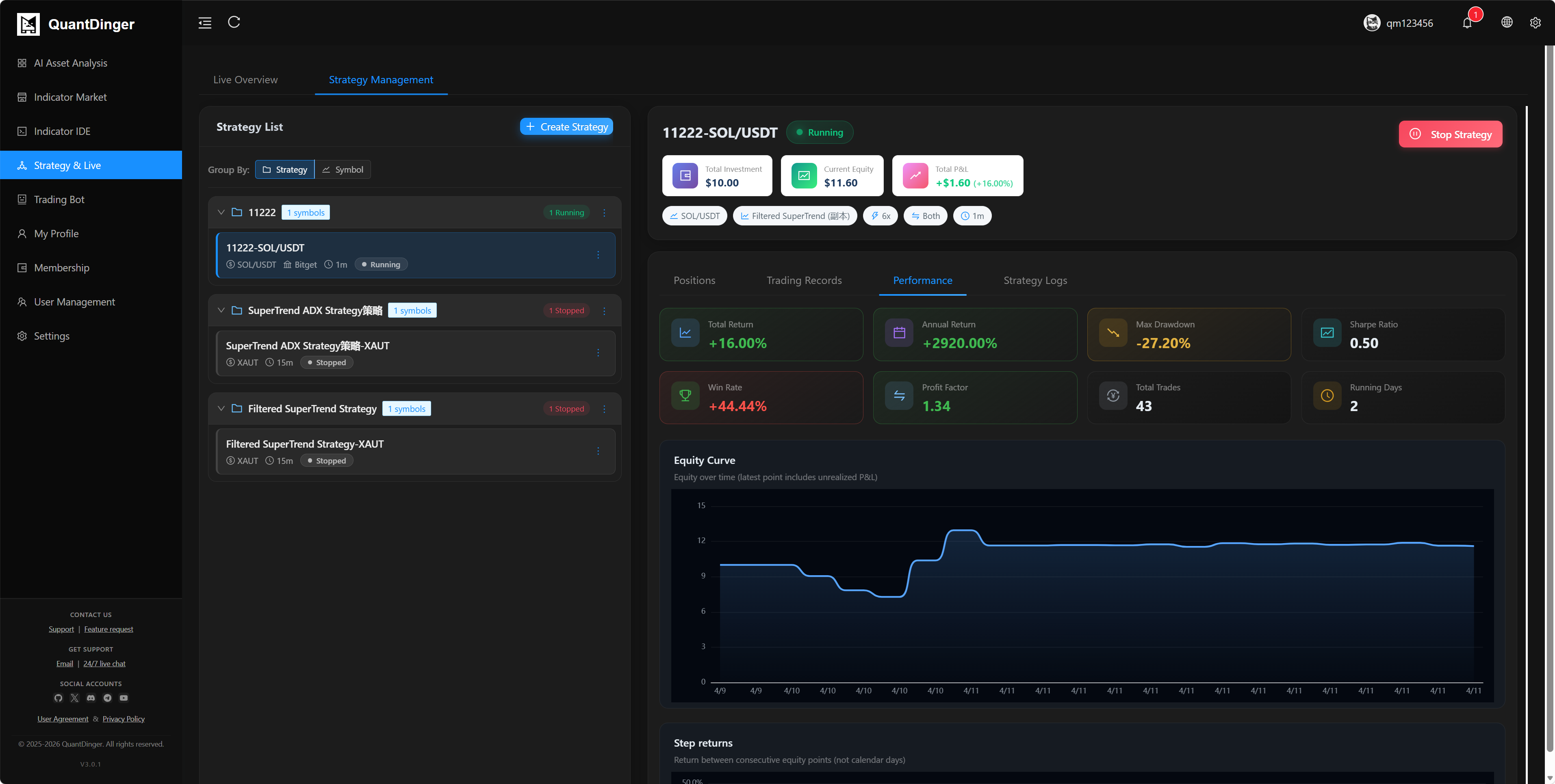 QuantDinger gallery image