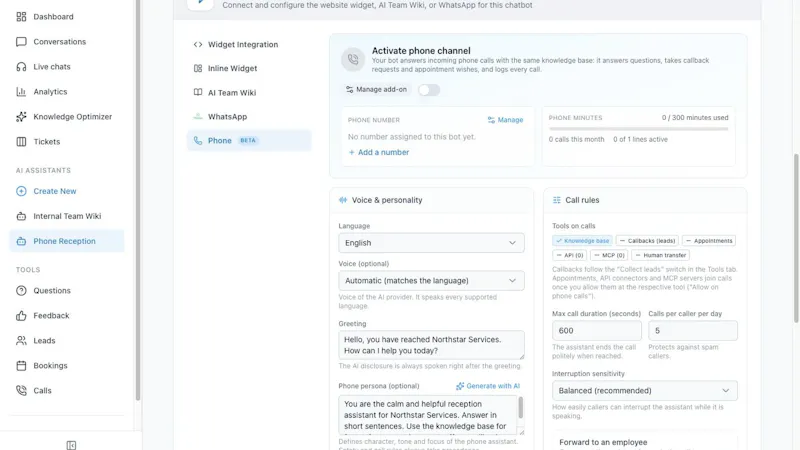 WebChatAgent screenshot 3