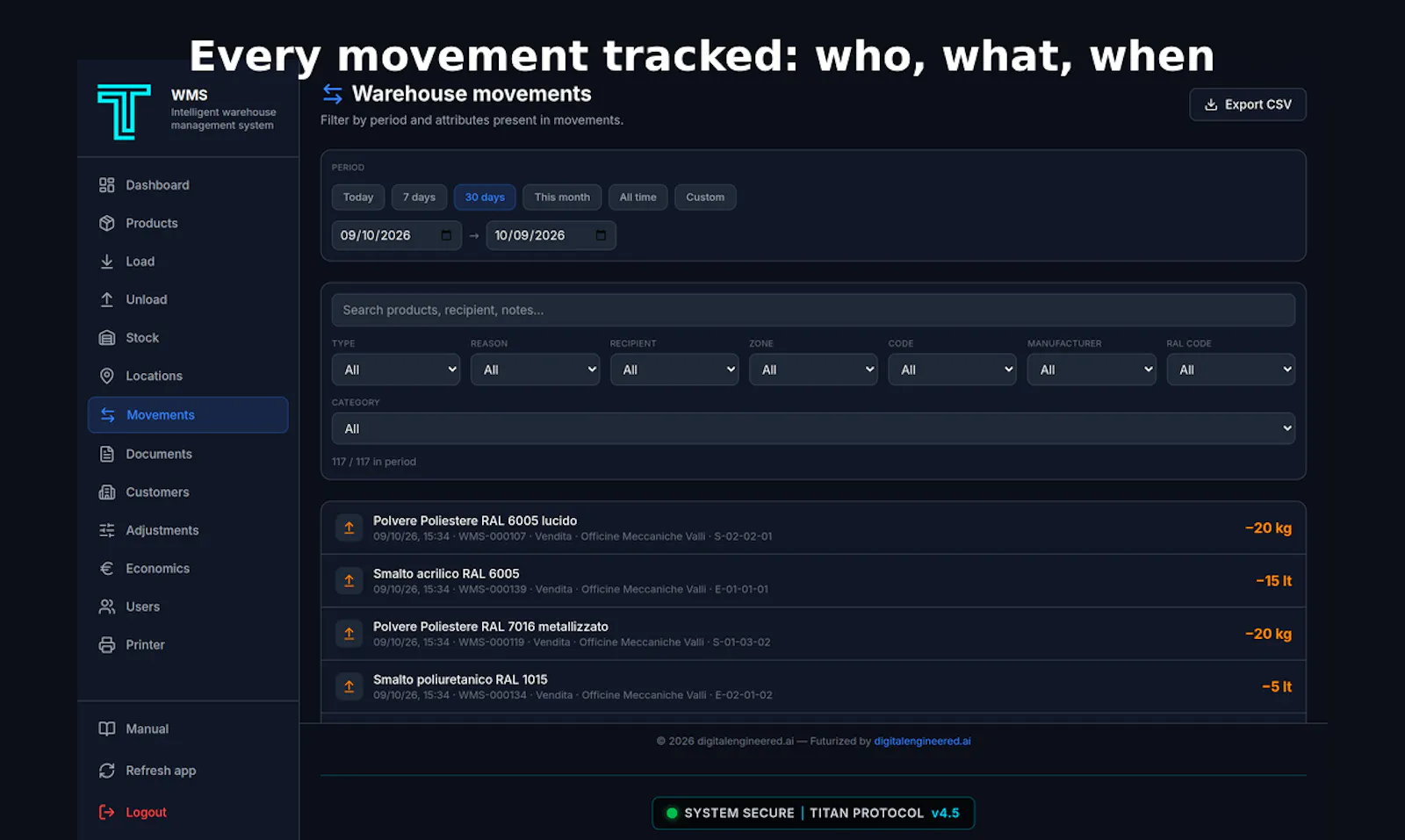 WMS screenshot 6