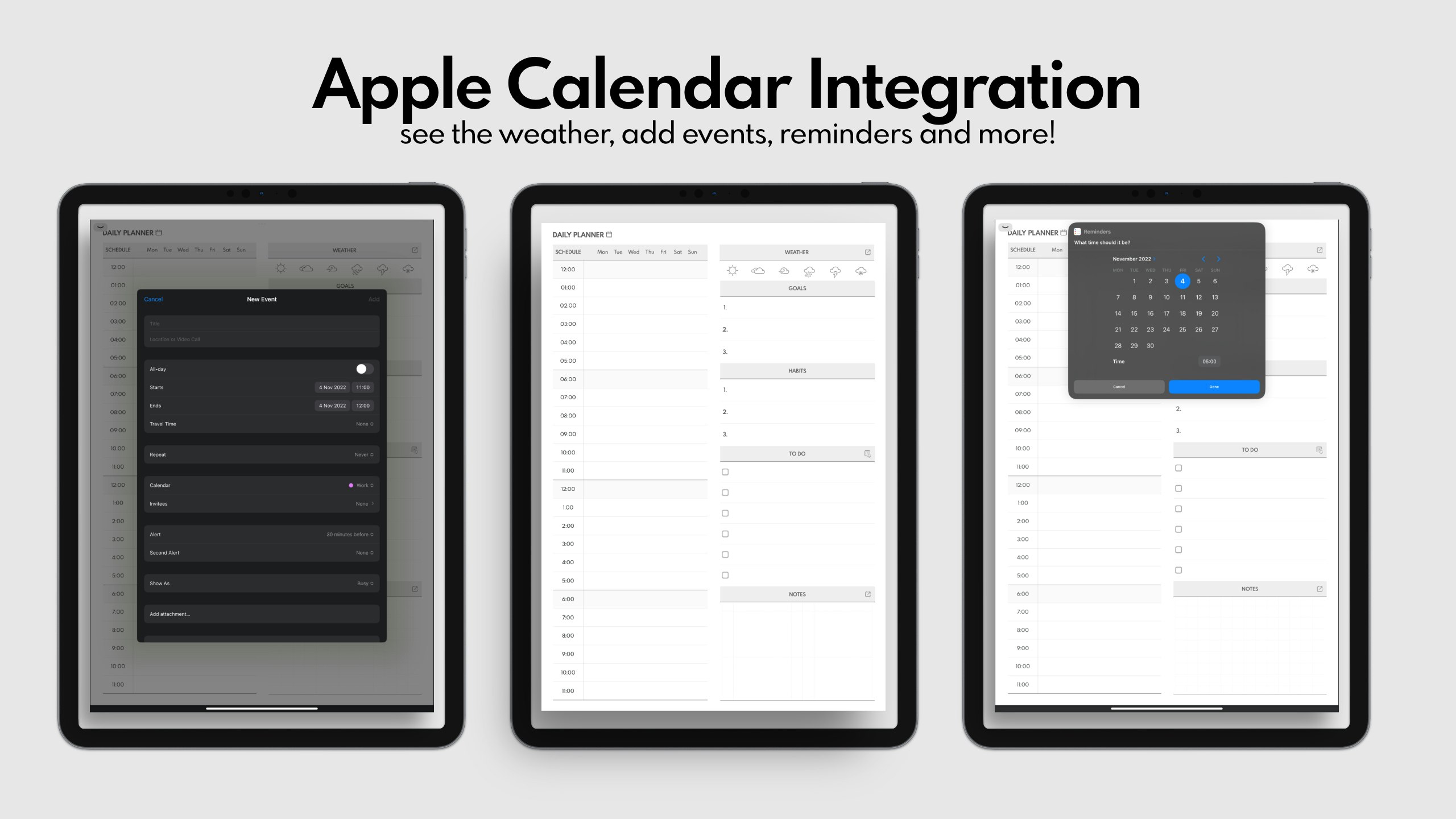 Planner with Apple Calendar Integration media 1