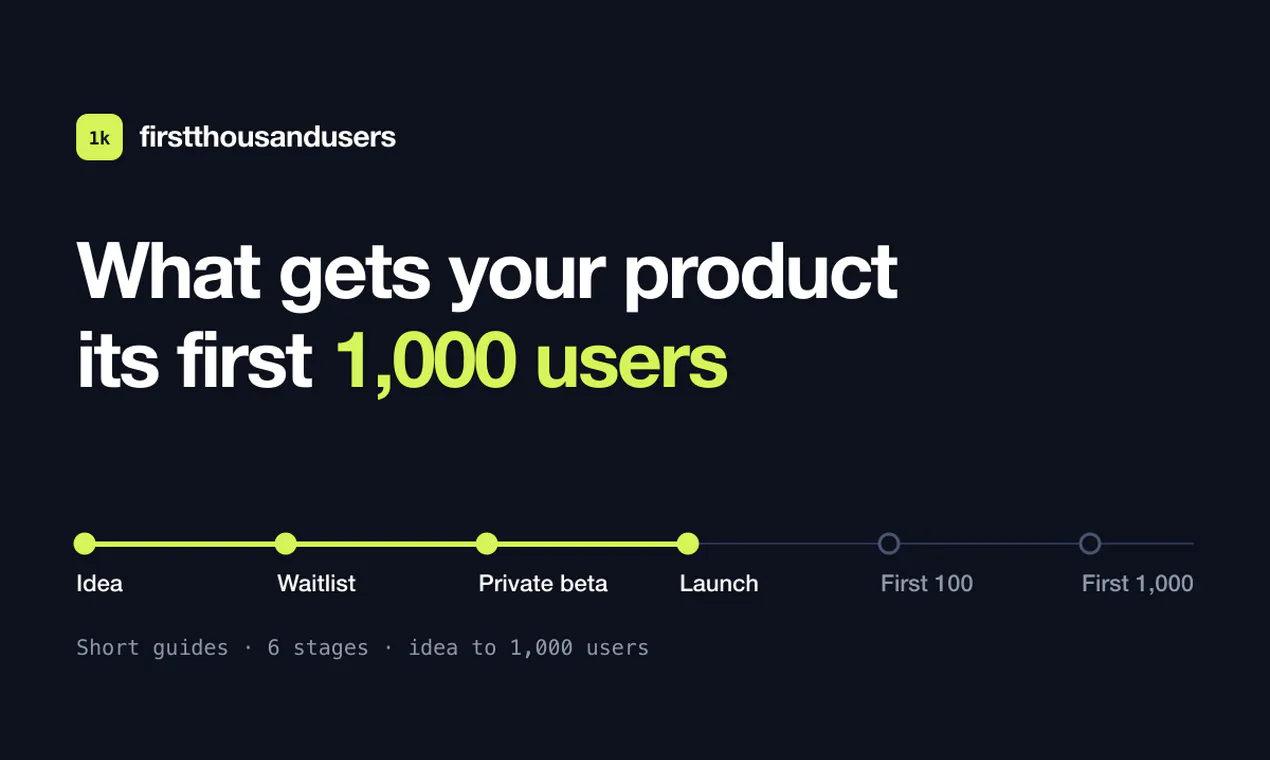 First 1,000 Users gallery image