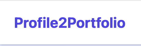 Resume to Portfolio ... logo