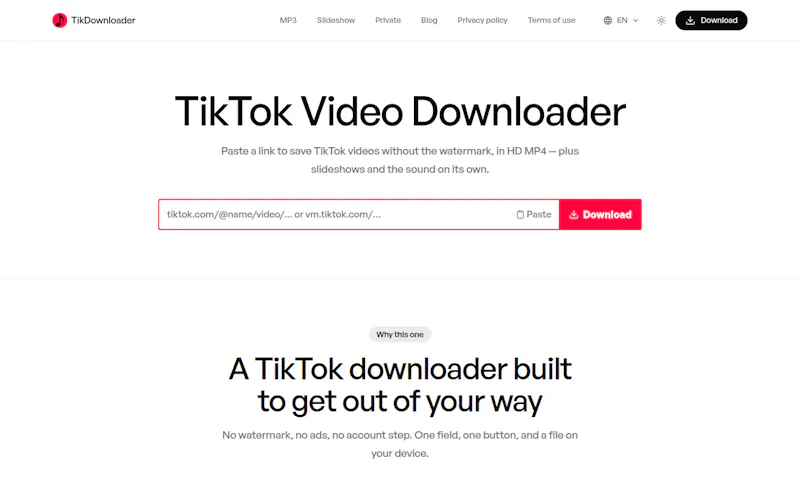 Tiktok Video Download Without Watermark screenshot 1