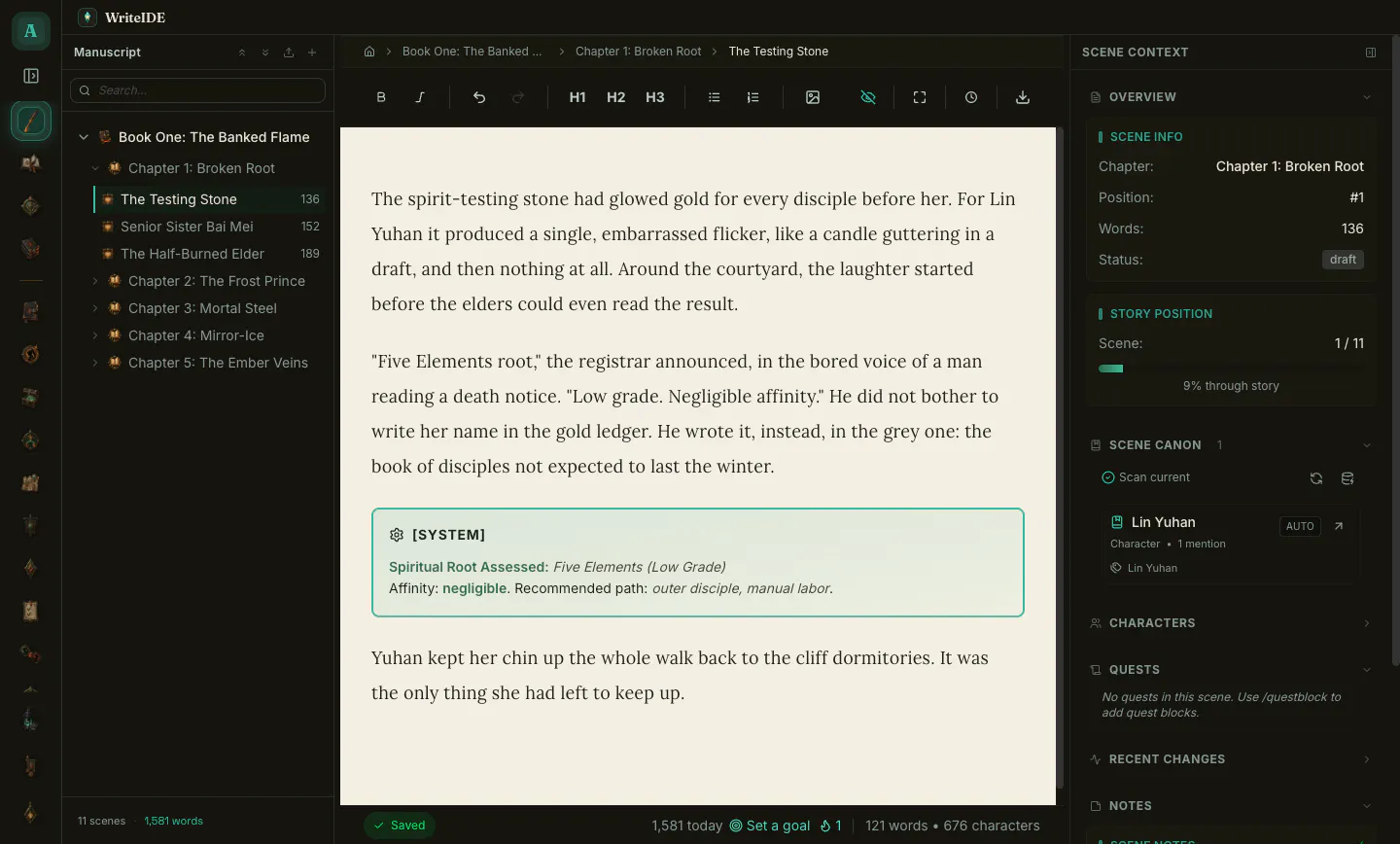 WriteIDE gallery image