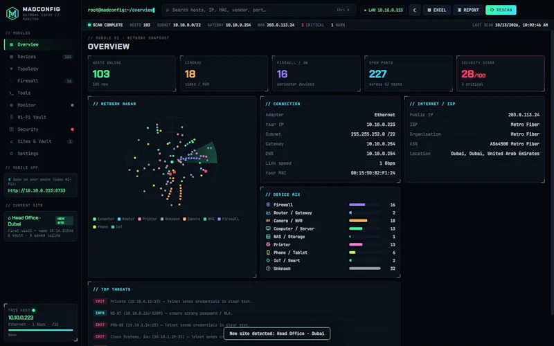 Madconfig screenshot 1