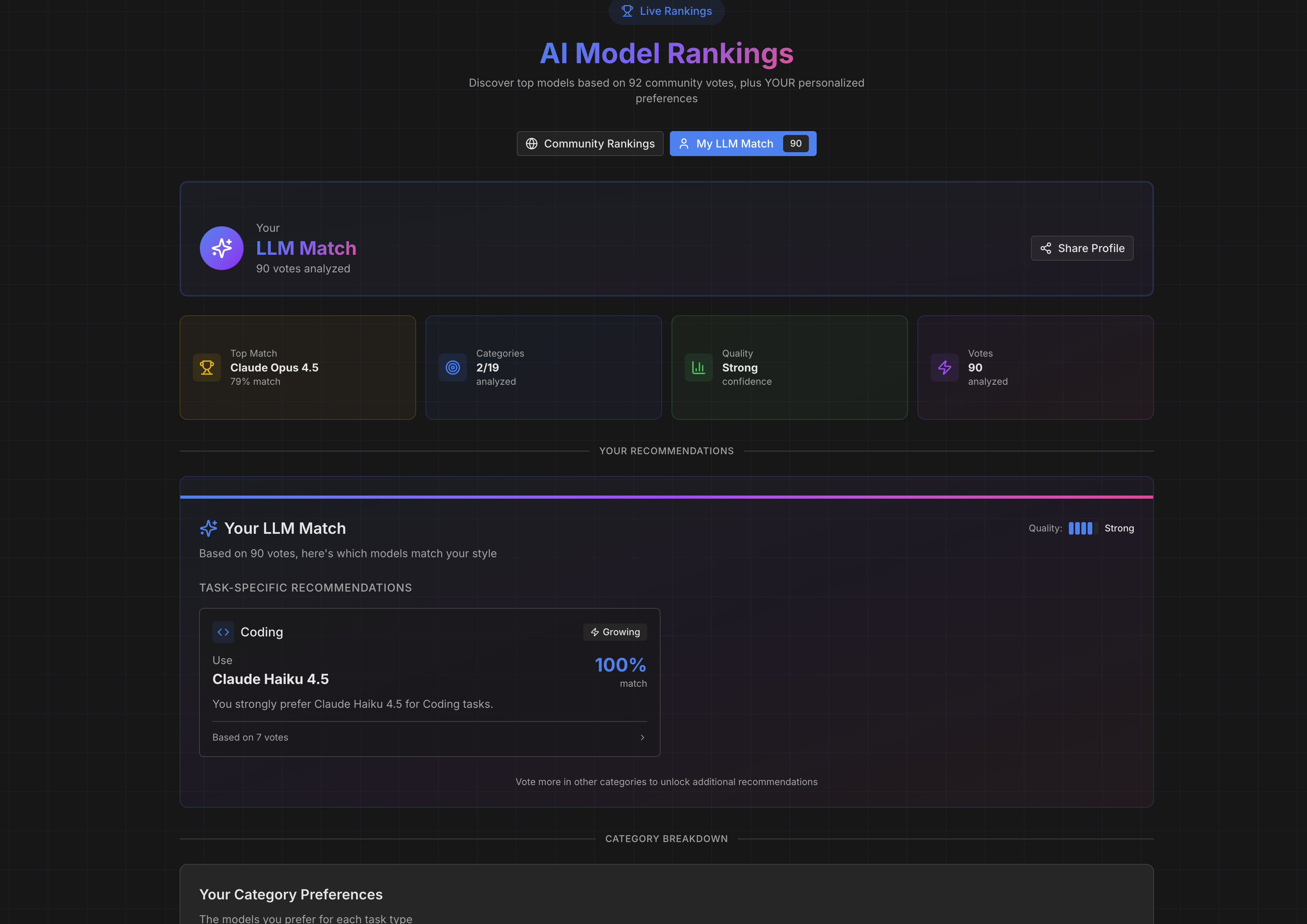 LLMatcher gallery image