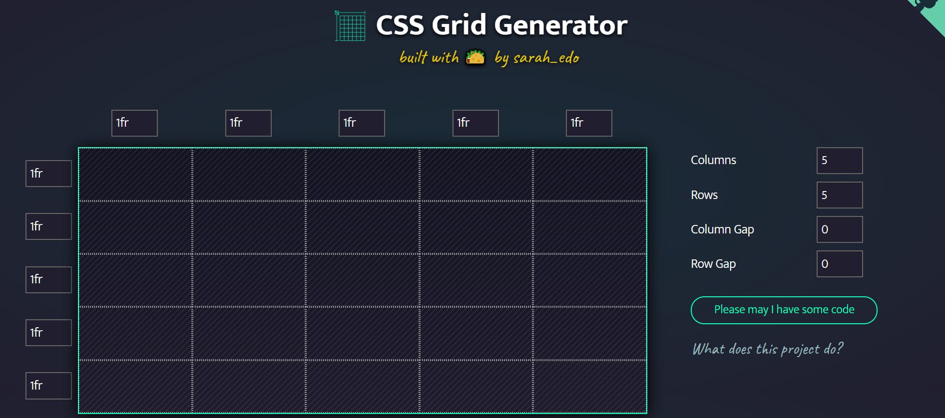 CSS Grid Generator media 1