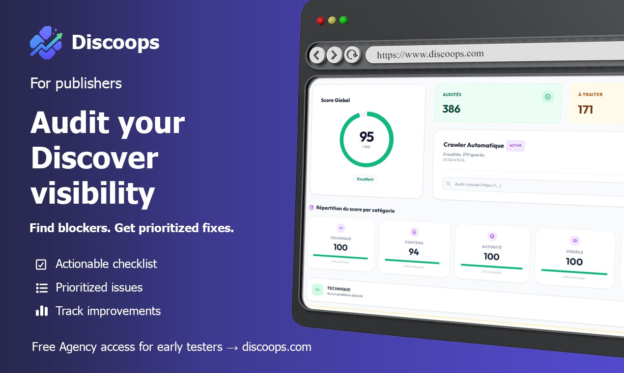 Discoops - Screenshot 2 showing product features and functionality
