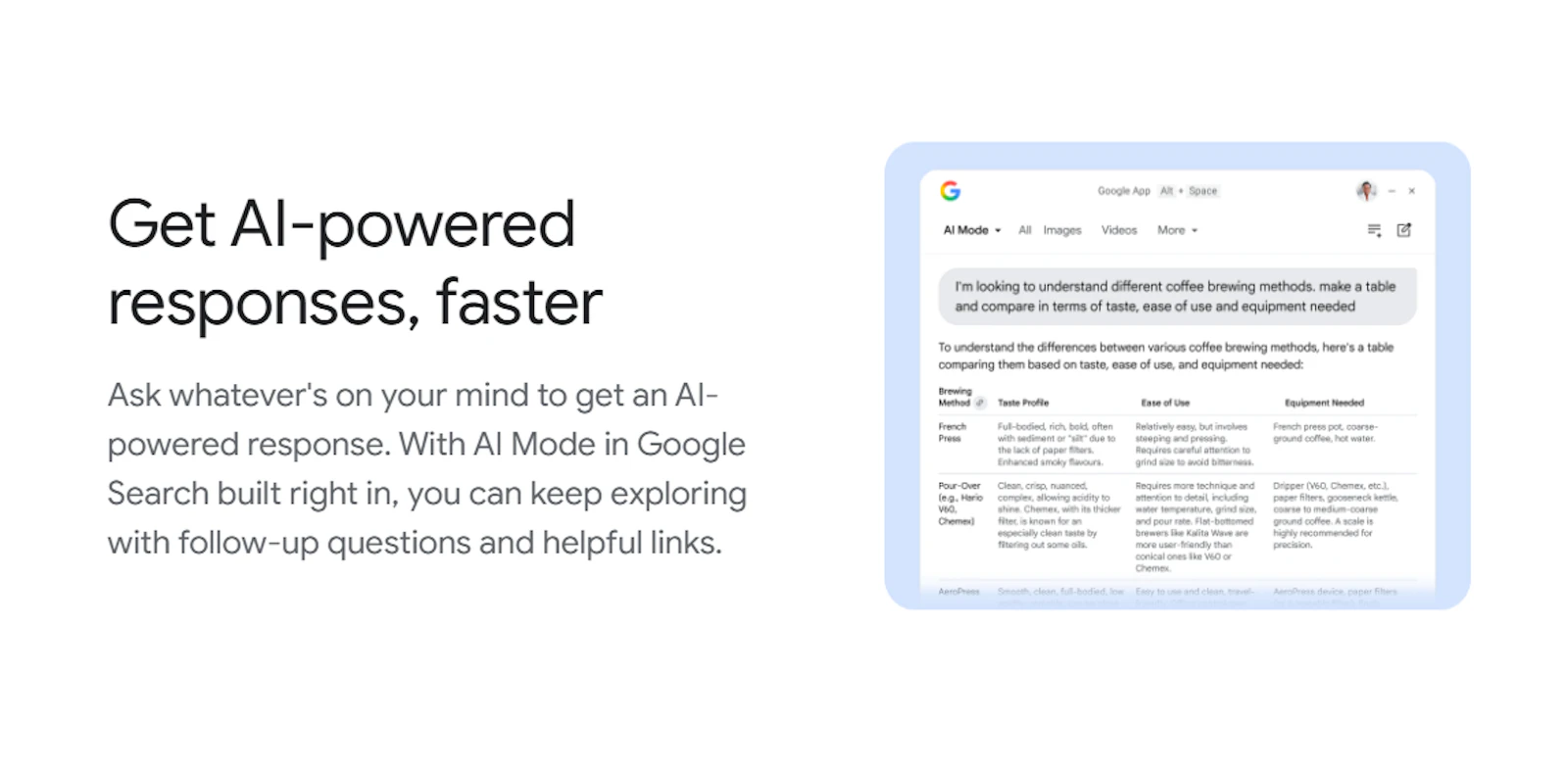 Google app for desktop screenshot 4