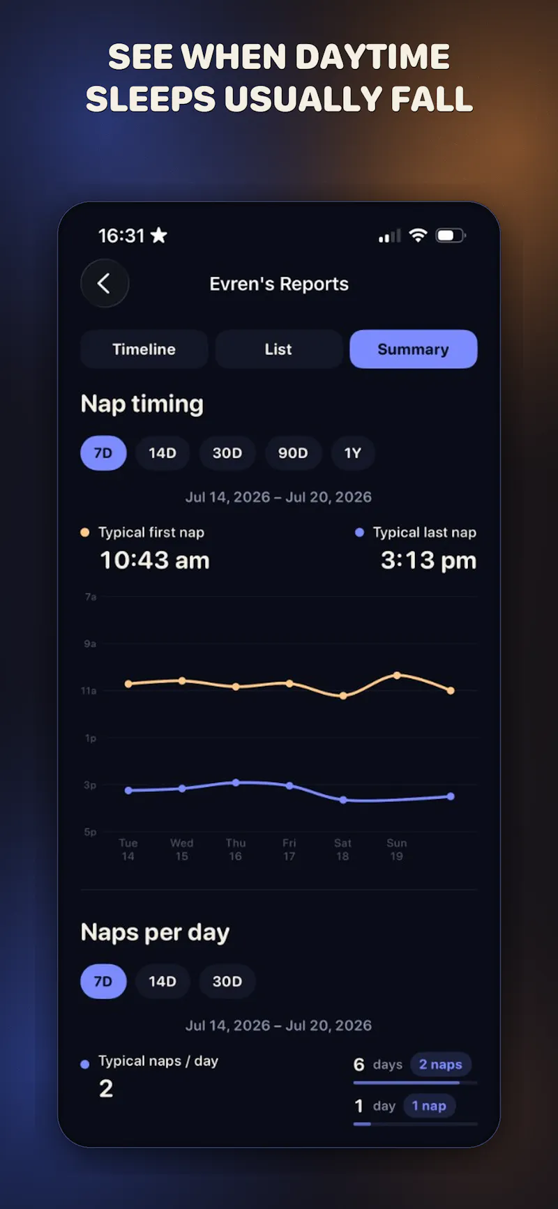 Napple - Baby Sleep Tracker  screenshot 10