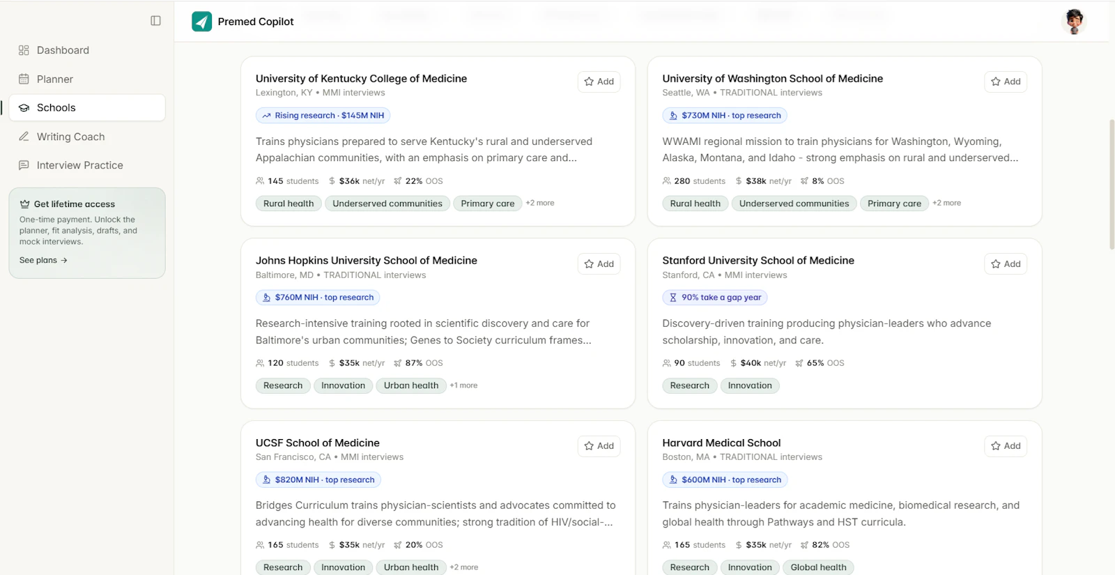 Premed Copilot screenshot 4