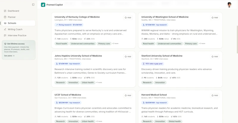Premed Copilot screenshot 4