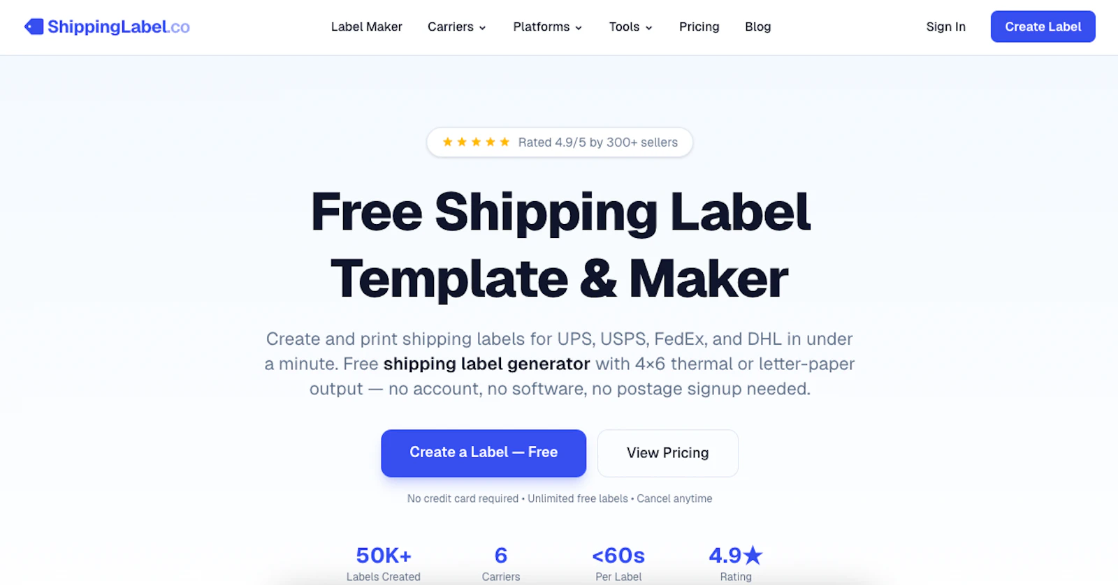 ShippingLabel screenshot 1