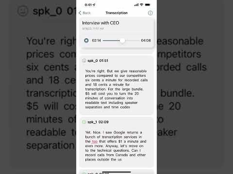 A Call Recorder & Transcriber (+1 Only) gallery image