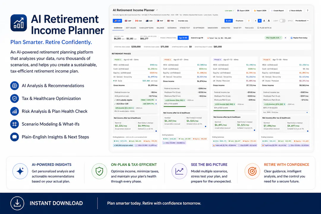 AI Retirement Income Planner gallery image