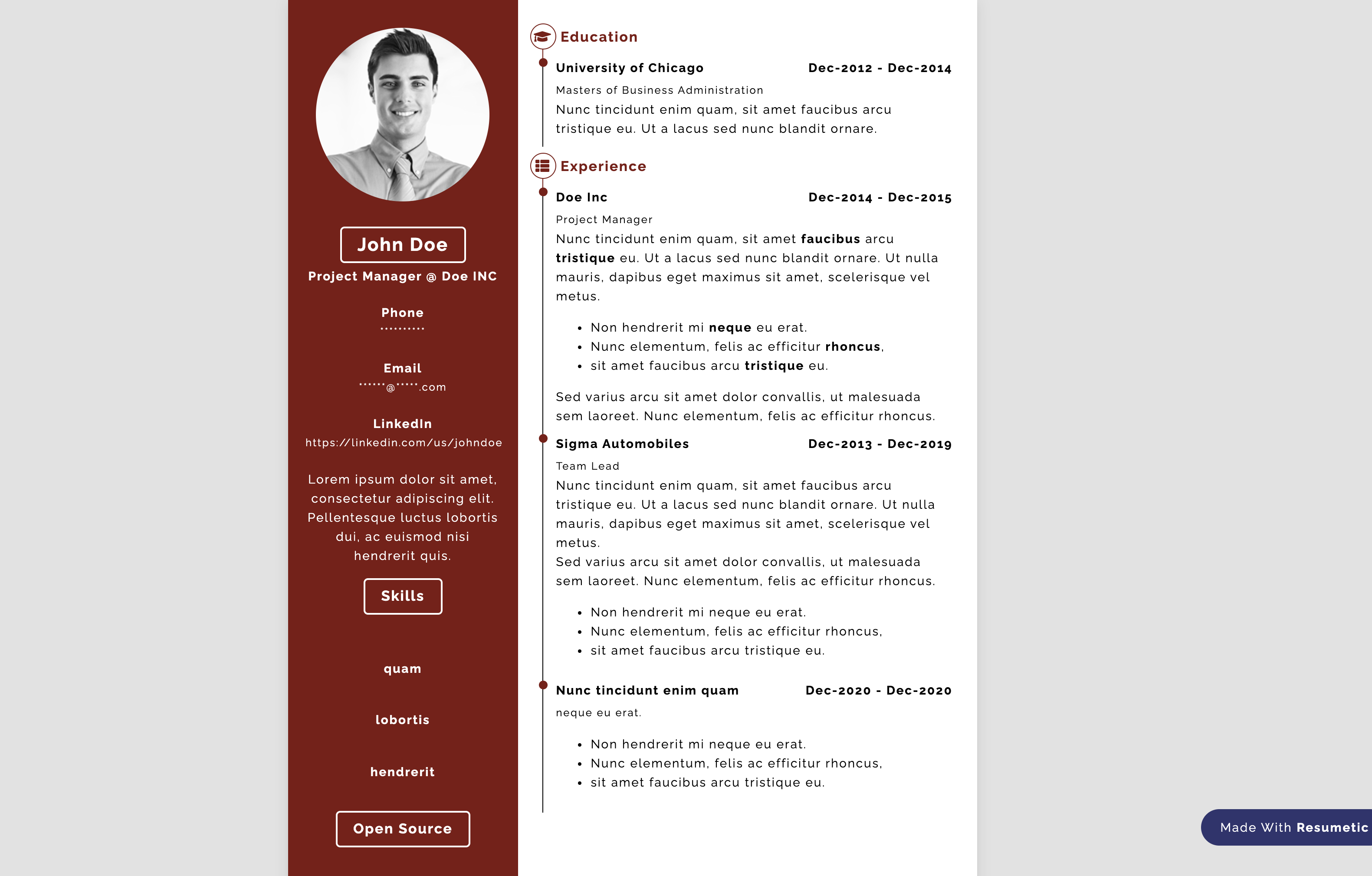 Resumetic gallery image