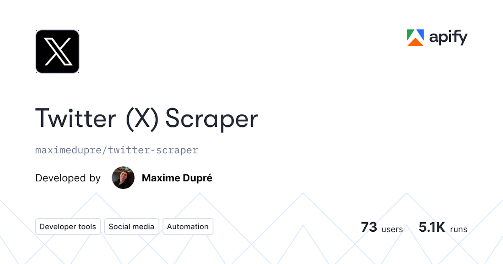 Twitter Scraper screenshot 1
