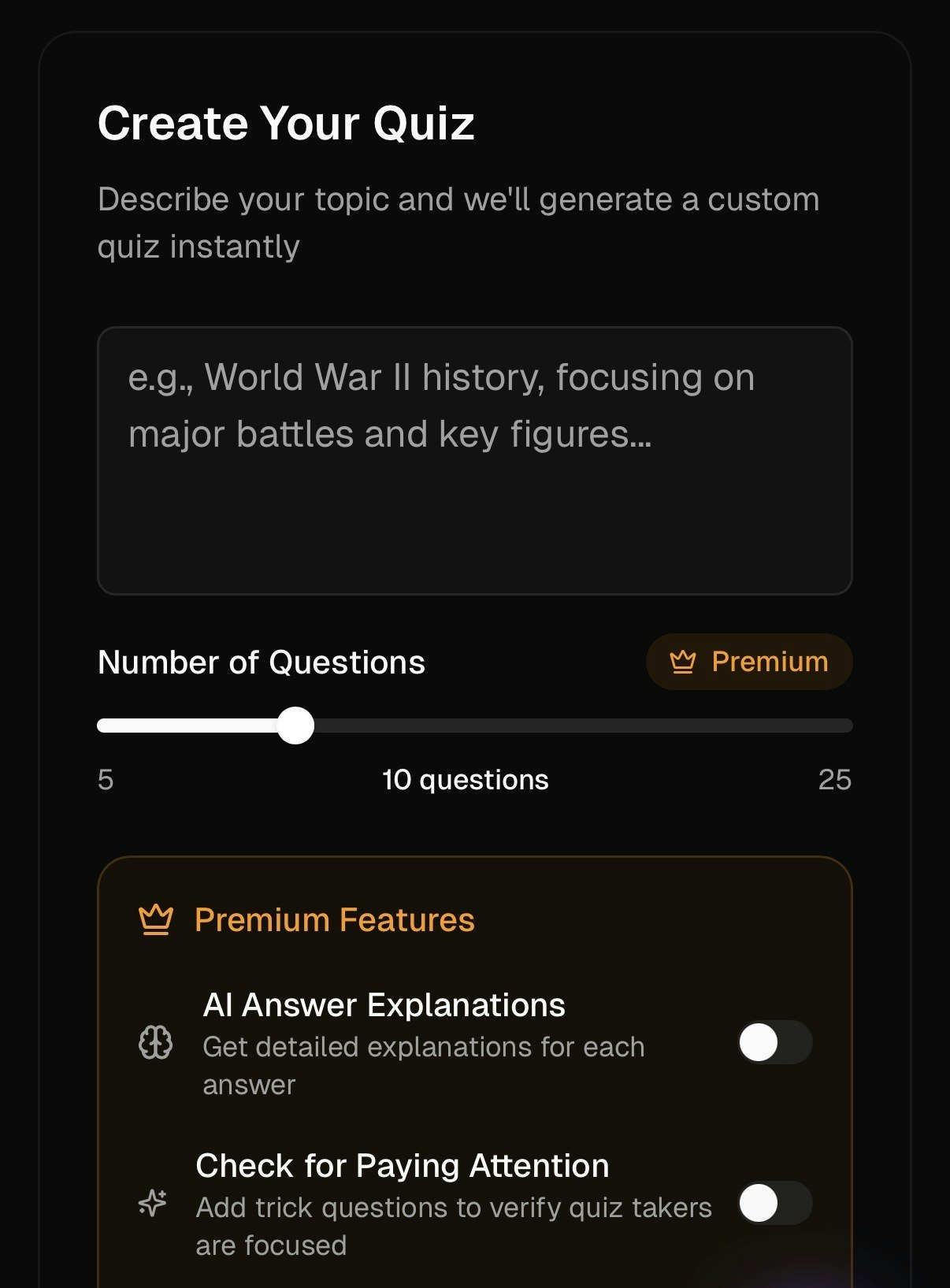 Quizly gallery image